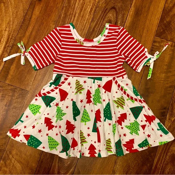 Eleanor Rose | Dresses | Eleanor Rose Christmas Trees Dress Size 23 |  Poshmark